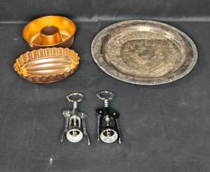 lot 152 image: Vintage Assortment of Kitchen Utensils and Serve Ware