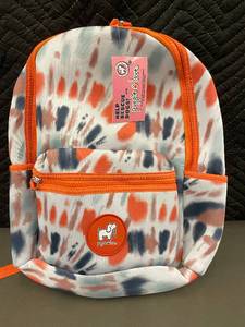 lot 8 image: Puppie Love Tie-Dye Backpack with Front Pocket