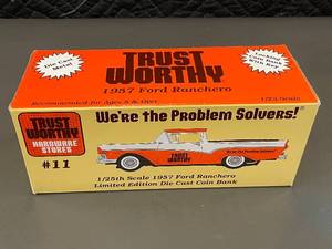 lot 10 image: Collectible 1957 Ford Ranchero Die Cast Coin Bank - Limited Edition