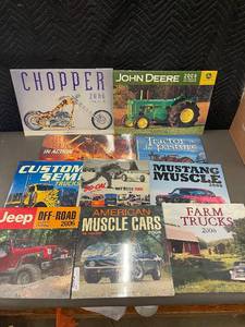 lot 108 image: Assortment of 2006 Automotive & Tractor Calendars and Magazines