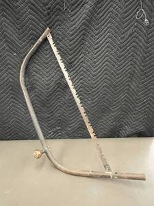 lot 155 image: B2 - Vintage Hand Bow Saw with Metal Frame