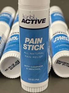 lot 183 image: I 3 - Kuribl Active Pain Stick All-Natural Pain Relief - Lot of 1