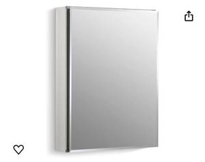 lot 31 image: Medicine cabinet 34 beveled mirror...