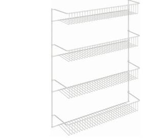lot 57 image: 5 4 tier wire racks. Mounts to both...