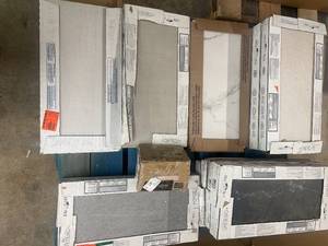 lot 71 image: 11 boxes of porcelain tiles 12 x 2...