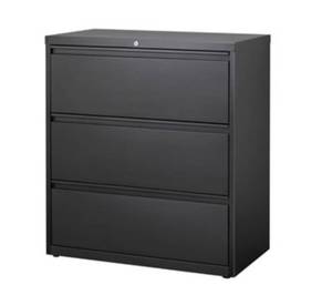 lot 72 image: 3 drawer 36in lateral filing cabine...