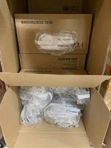 lot 77 image: 200 pairs of safety glasses. Each p...