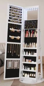 lot 84 image: Rotating jewelry stand 166cm x 44cm...