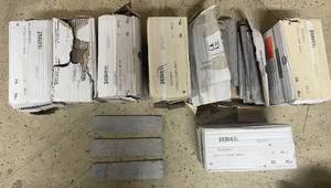 lot 91 image: 7 boxes of 10 premium porcelain ti...