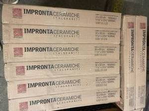 lot 104 image: 8 boxes of Impronta Ceramiche Urban...