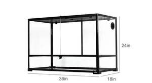 lot 115 image: Aquarium ReptiZoo knock down terrar...