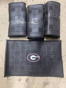 lot 116 image: 4 University of Georgia rubber floo...