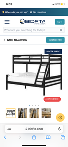 lot 117 image: The Art of Living twin bed...