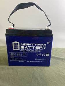 lot 129 image: Mighty Max battery. Model ML35-12 G...