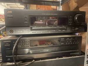 lot 135 image: ted- ONKYO compact disc changer and...