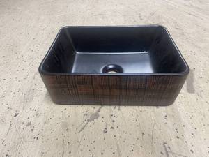 lot 155 image: A decorative sink 16 x 12...