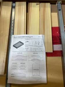 lot 173 image: 21 pullout drawer assembly...