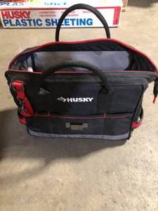 lot 49 image: Husky Heavy-Duty 14 in. PRO Tool Bag    Customer Returns See Pictures