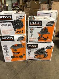 lot 36 image: Lot of Assorted WetDry Shop Vacs and Hardware Various Models and Conditions   Customer Returns See Pictures