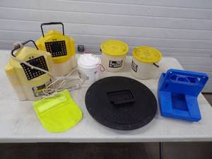 Minnow Buckets, Catch Cover, Depth Finder Box