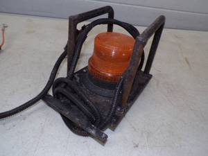 Flashing Orange Hazard Light