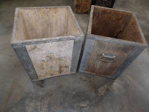 Pair of Vintage Butter Boxes