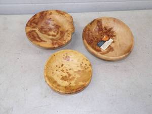 Wood Burl Bowls