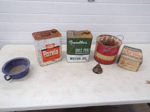 Vintage Oil Cans and more