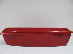 lot 21 image: Excellent Large NACCO Denmark Cast Iron Enamel Lidded Casserole Dish