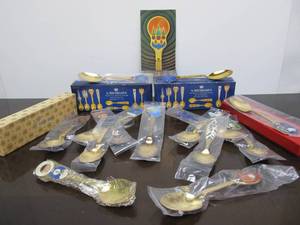 lot 49 image: Fantastic Collection of Scandinavian Sterling Silver Full Sized Spoons by A. Michelsen Denmark