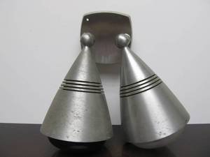 lot 62 image: Mid Century STONCO Dual Head Wall Sconce Lamp
