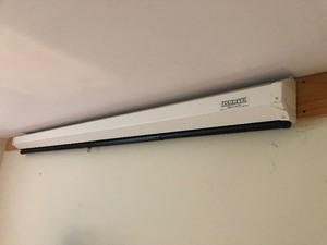 lot 179 image: DA-LITE Pull-Down Movie Projector Screen