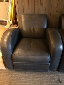 lot 266 image: Very Nice Room & Board - McRary Modern Deco Club Chair