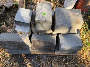 lot 223 image: Pallet of Bluestone Blocks - Building Material #23