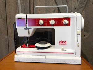 lot 287 image: Working ELNA Carina Sewing Machine
