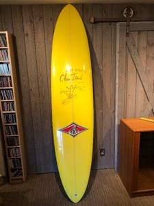 lot 269 image: BEAR Pro Model Surfboard - Owned & Used by Chris Isaak for Baja Sessions Album