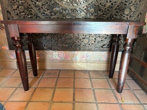 lot 87 image: Chip Carved Wooden Sofa Table