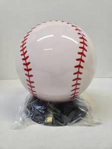 lot 345 image: Awesome Undrilled & Unused BASEBALL Bowling Ball 