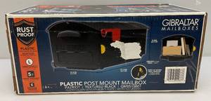 lot 8 image: Gibraltar Plastic Post Mount Mailbox (NIB)