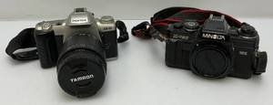 lot 124 image: Pentax ZX-10 With Tamron Lens & Minolta X-700 Camera Body