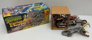lot 134 image: 1995 Mcfarlanes Spawn Violator Chopper (New Open Box)