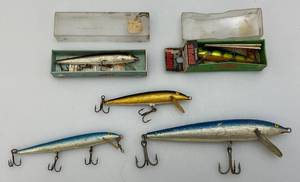 lot 81 image: Vintage Rapala Lures (Some In Original Box)