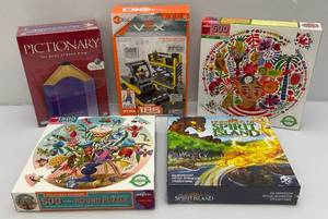 lot 149 image: Misc. Games & Puzzles Including Spirit Island, Pictionary & More (All NIB)