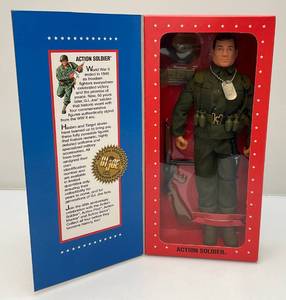 lot 96 image: 1995 Hasbro G.I. Joe Action Soldier Limited Edition WWII Commemorative Figure Action Soldier 12 (NIB)