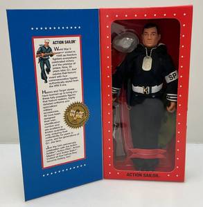 lot 98 image: 1995 Hasbro G.I. Joe Action Soldier Limited Edition WWII Commemorative Figure Action Sailor 12 (NIB)
