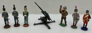lot 105 image: Vintage Misc. Metal Soldiers Including Barclay Manoil & More