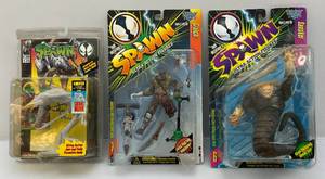 lot 177 image: Todd Toys & Mcfarlanes SPAWN Action Figures (NIB) Cards Beat Up A Little