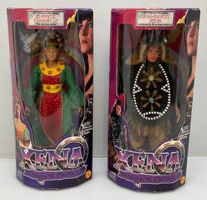 lot 148 image: 1999 Marvel Brand XENIA Warrior Princess 12 Action Figures Including Shamaness Xena & Empress Gabrielle (NIB)