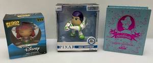 lot 152 image: Misc. Disney Action Figures & More Including Die-Cast Buzz Lightyear, Skybox Cinderalla Limited Edition Set & More (NIB)