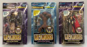 lot 154 image: Mcfarlane Toys Whilce Portacios Wetworks Ultra Action Figures  (NIB) Packaging Beat Up A little  1 Yellowing In Plastic